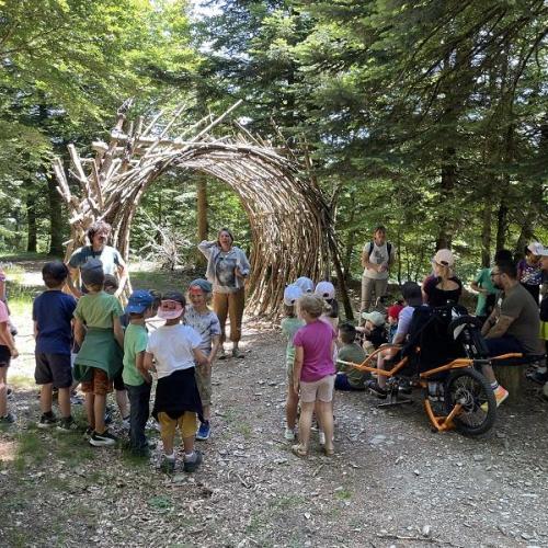 Journée pédagogique et inclusive sur le massif de l’Aigoual © Eléonore Solier – Parc national des Cévennes 