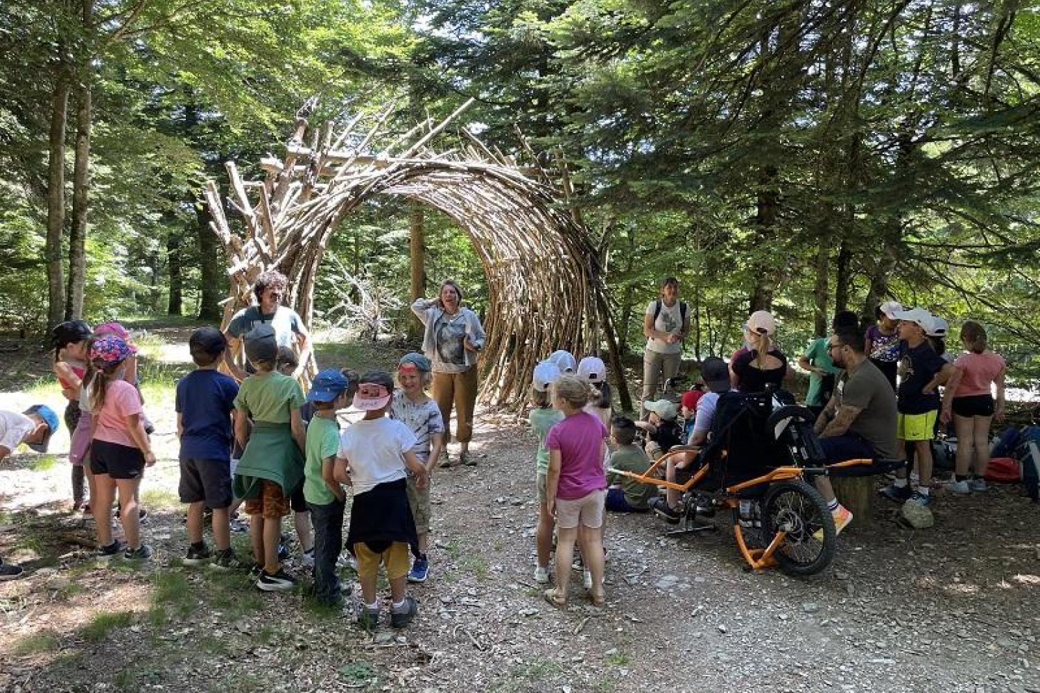Journée pédagogique et inclusive sur le massif de l’Aigoual © Eléonore Solier – Parc national des Cévennes 